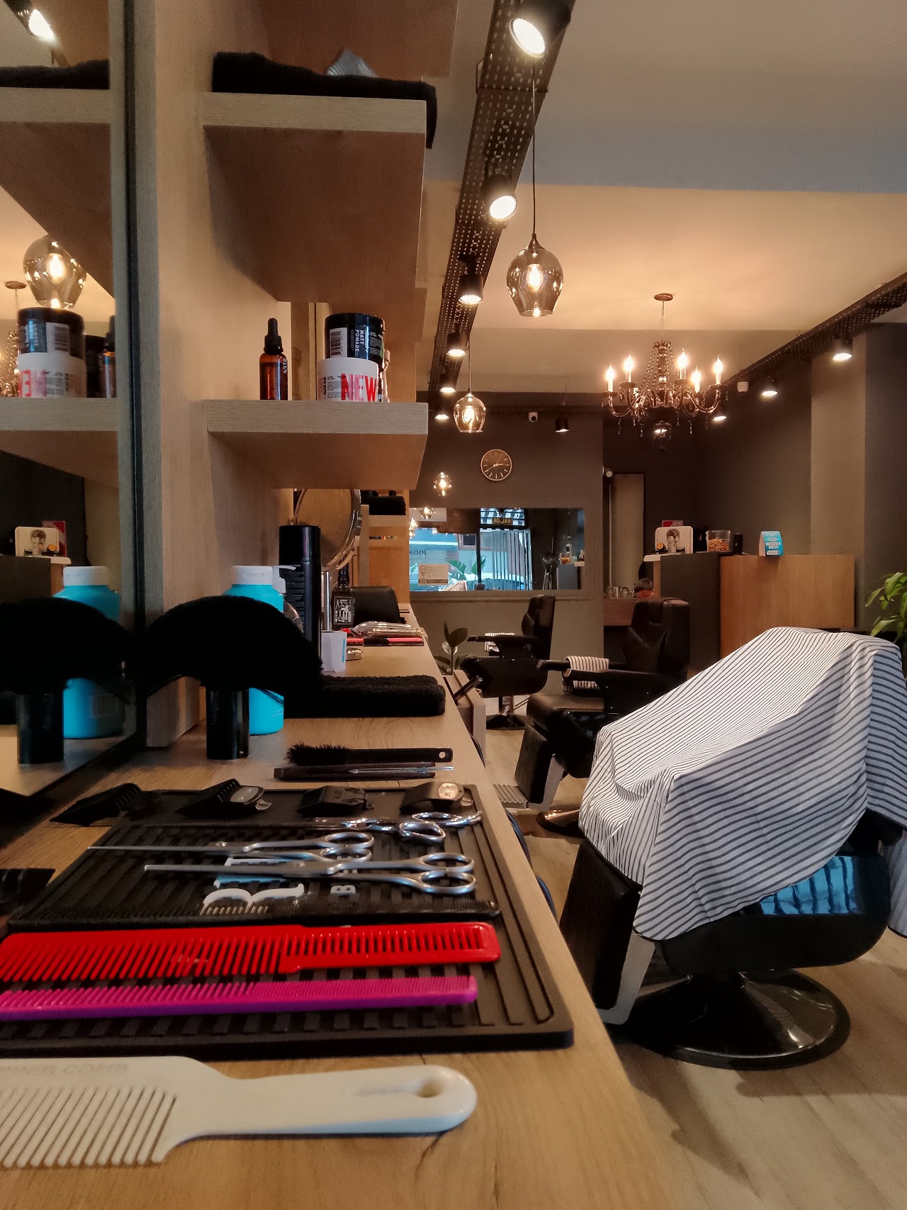 Herramientas de barbería profesional